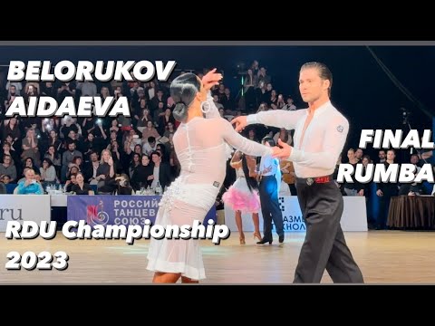 Kirill Belorukov - Valeria Aidaeva | Final Rumba 🔥 | RDU PROFESSIONAL Championship 2023 | WDC LATIN