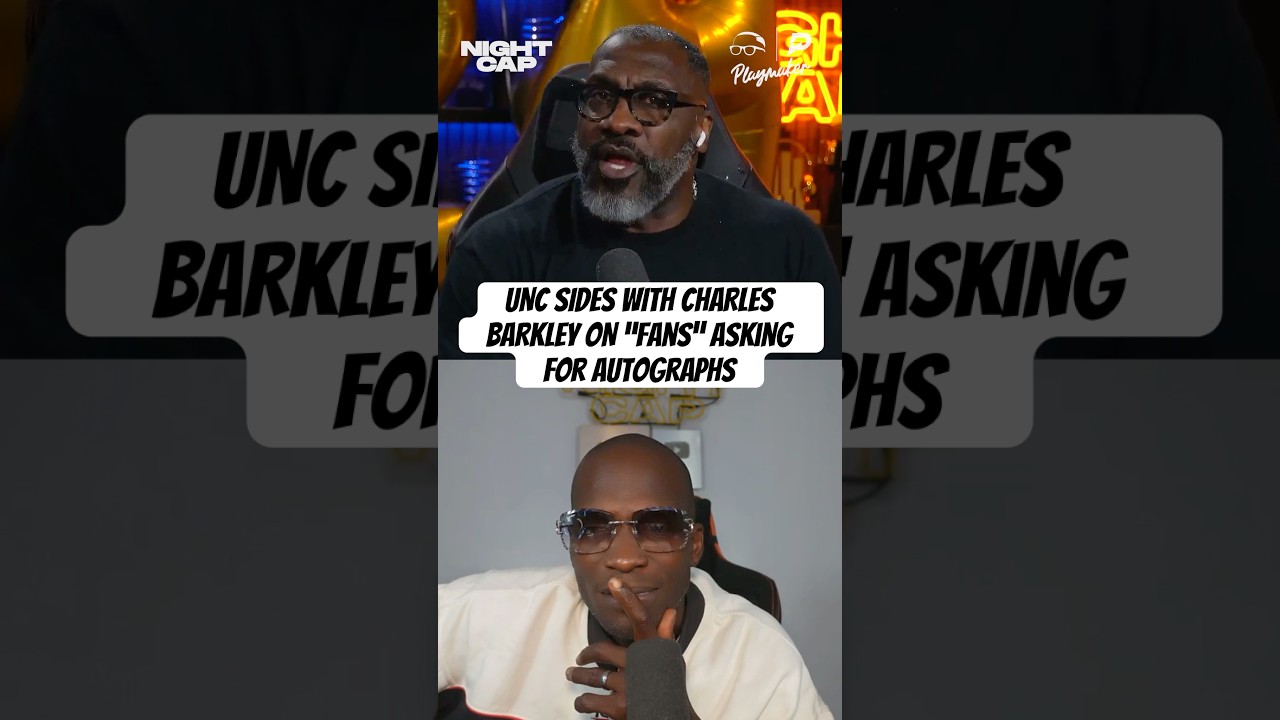 Unc has no problem with Charles Barkley snapping at “fans” asking for more autographs #Nightcap