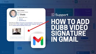 How To Add a Dubb Video To Your Email Signature in Gmail