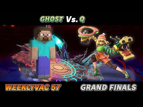 WeeklyVac 57 - SSBU - Ghost (Steve) vs Q (Min Min)