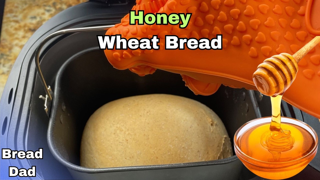 Bread Machine Honey Wheat Bread 🐝 Easy Recipe & No Oven Required
