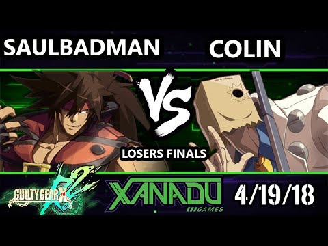 F@X 246 GGXRD2 - saulBadman (Sol) Vs. Colin (Faust) - Guilty Gear XRD Rev 2 Losers Finals