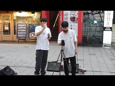 20200805#HyeonBin&#WonYoung Vocal Busking #SnowHorse