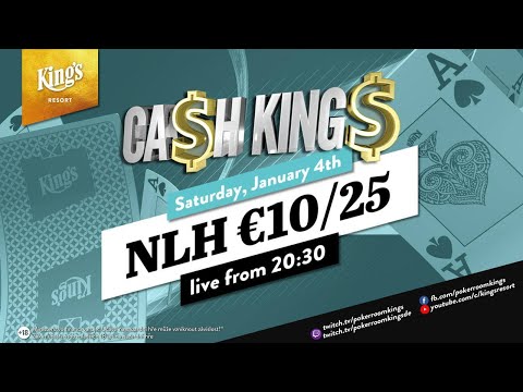 💶 Special Ca$h King$ €10/€25 NLH Cash Game live from King's Resort 👑
