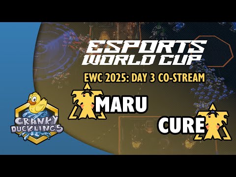 Maru vs Cure - TvT | Esports World Cup 2025: Day 3 Co-Stream | StarCraft 2 Tournament