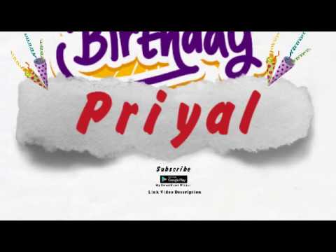 Happy Birthday Priyal