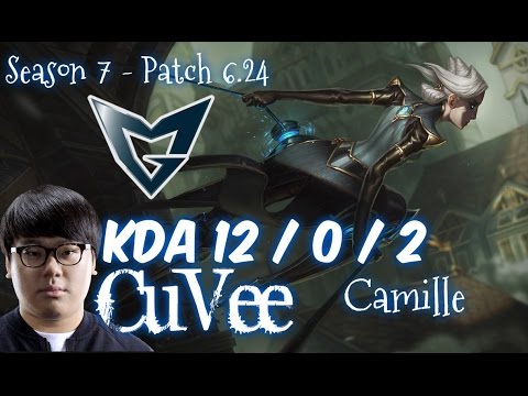 SSG CuVee CAMILLE vs YASUO Top - Patch 6.24 KR Ranked