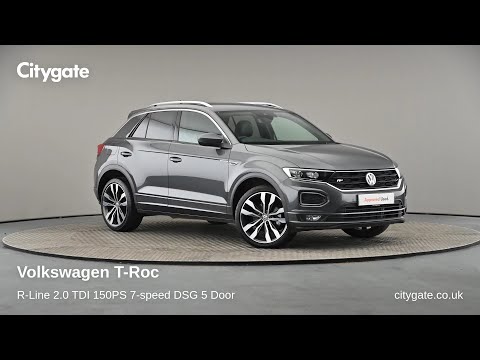 Volkswagen T-Roc  - R-Line 2.0 TDI 150PS 7-speed DSG 5 Door - Citygate Volkswagen Watford