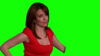 Liz Lemon “I'm pretty tired from playing as hard as I work” 30 Rock green screen