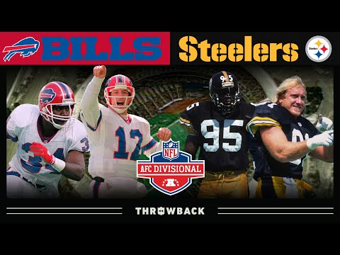 Buffalo’s 10 Game AFC Playoff Win Streak ENDS! (Bills vs. Steelers 1995 AFC Divisional)
