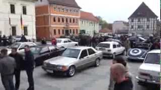 preview picture of video 'Oldtimertreff Sondershausen 2013, Schwenk auf dem Markt'