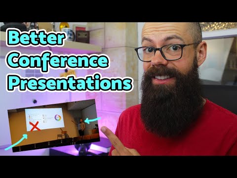 Conference presentation tips and MISTAKES