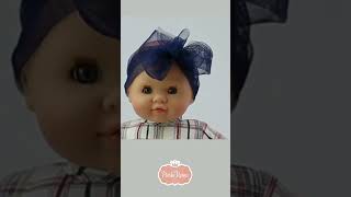 Realistické miminko Judith v modré tylové sukni od firmy Paola Reina