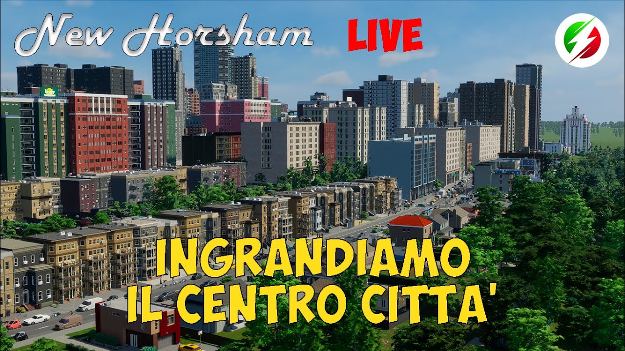 Espandiamo il centro città in LIVE con Cities Skylines 2