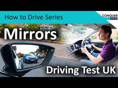 When to check mirrors - Driving test UK