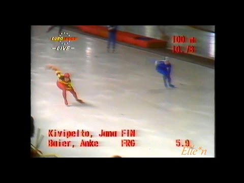 World Cup Berlin 1990 - 500 m Kivipelto - Baier
