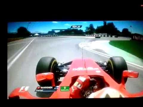 Oversteery Raikkonen in Canada 2014