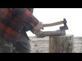 Bushcraft In Sweden Carving The Spatula Blueberries And Boletus Edulis