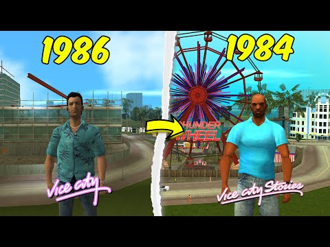 GTA VCS is DIFFERENT than GTA VC - Map Comparison