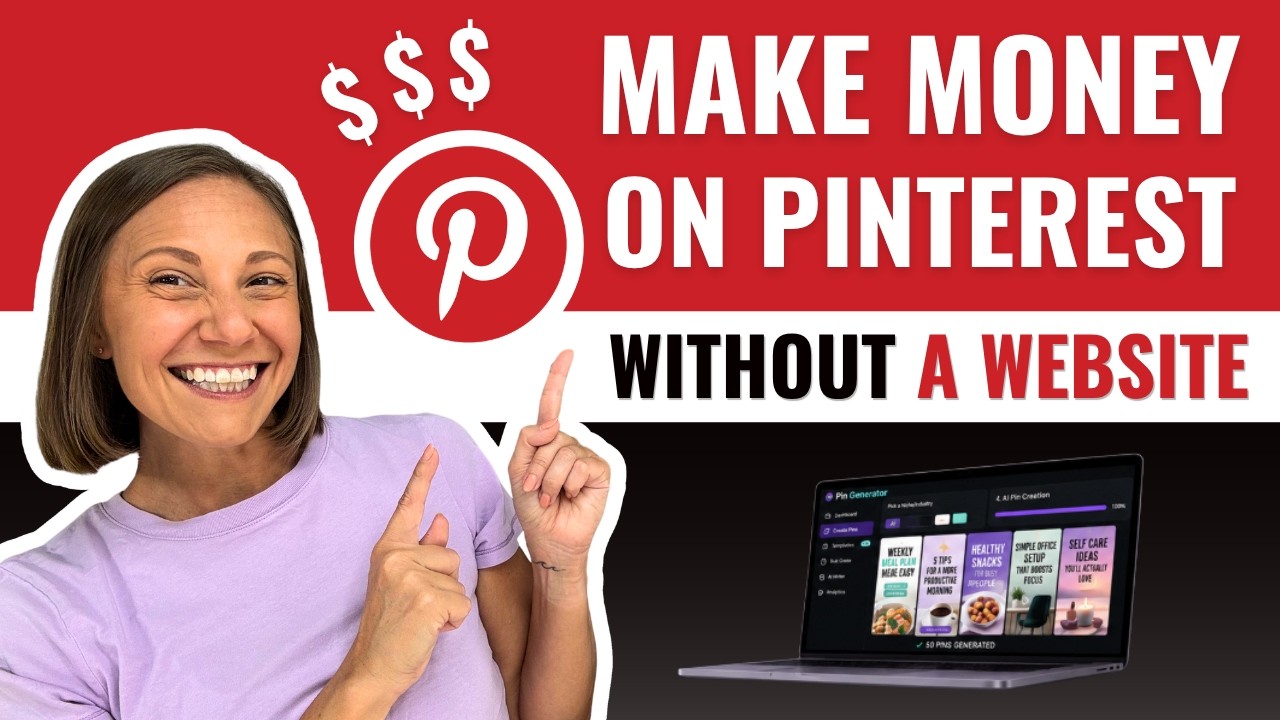 How to Make Money on Pinterest Without a Website (Mistakes to Avoid) thumbnail