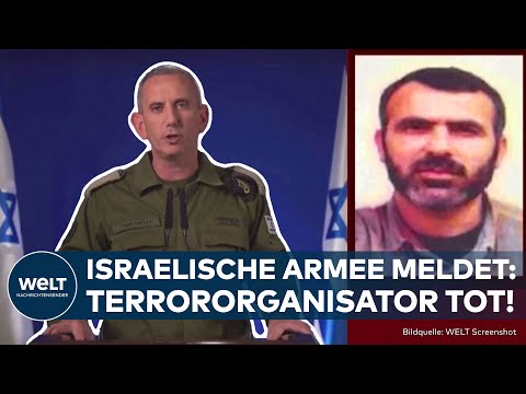 KRIEG IN NAHOST: Hamas-Anführer in Gaza getötet! Terrorist hat laut Israel Massaker mitorganisiert!