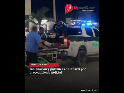 Indignación y polémica en Codazzi por procedimiento policial