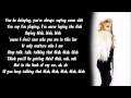 Ke$ha - Blah Blah Blah Karaoke / Instrumental with lyrics on screen