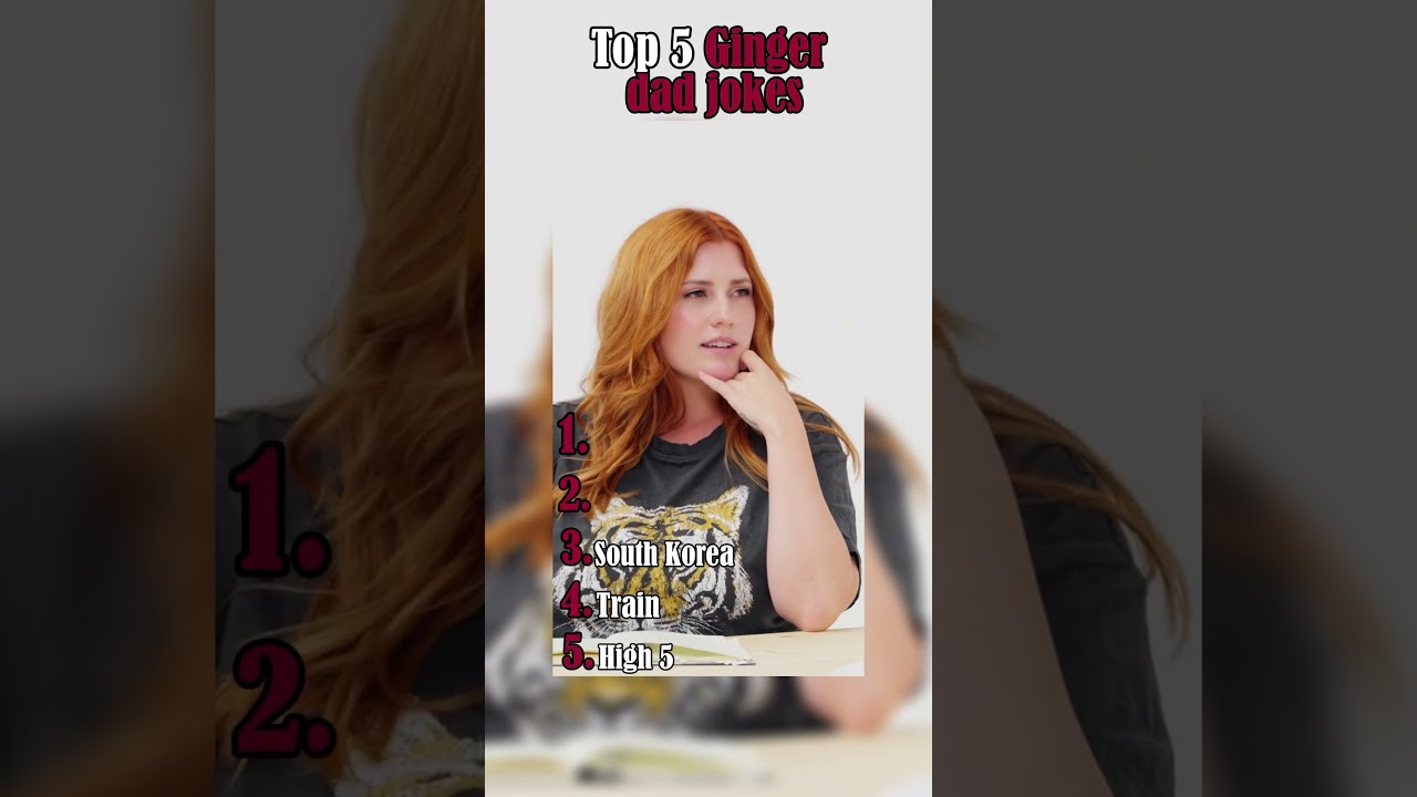 Top 5 ginger dad jokes