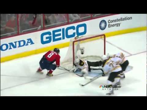 Ovechkin fails while going back to the bench (Bruins/Caps Game 4)