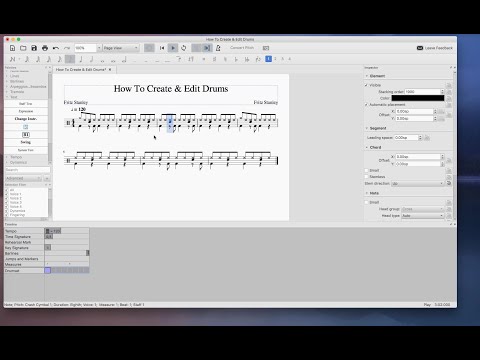 Musescore 3: How To Create & Edit Drums