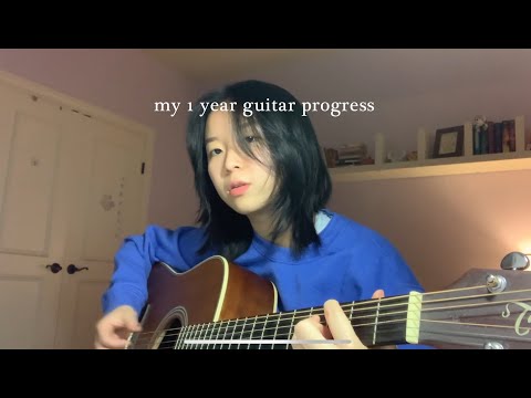 my 1 year guitar progress