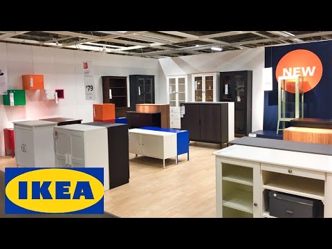 IKEA CABINETS SIDEBOARDS BOOKCASES STORAGE HOME FURNITURE SHOP WITH ME SHOPPING STORE WALK THROUGH
