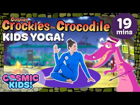 Colonel Crockles the Crocodile | Ein kosmisches Yoga-Abenteuer für Kinder!