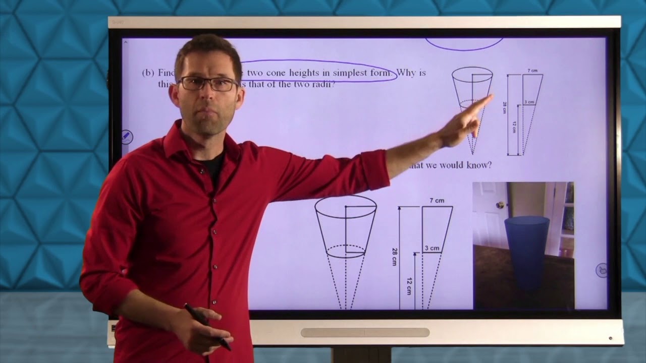 Common Core Geometry.Unit #10.Lesson #11.The Volume of a Truncated Cone