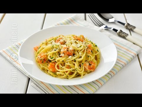 , title : 'Paste cu creveti | Shrimp Pasta (CC Eng Sub) | JamilaCuisine'