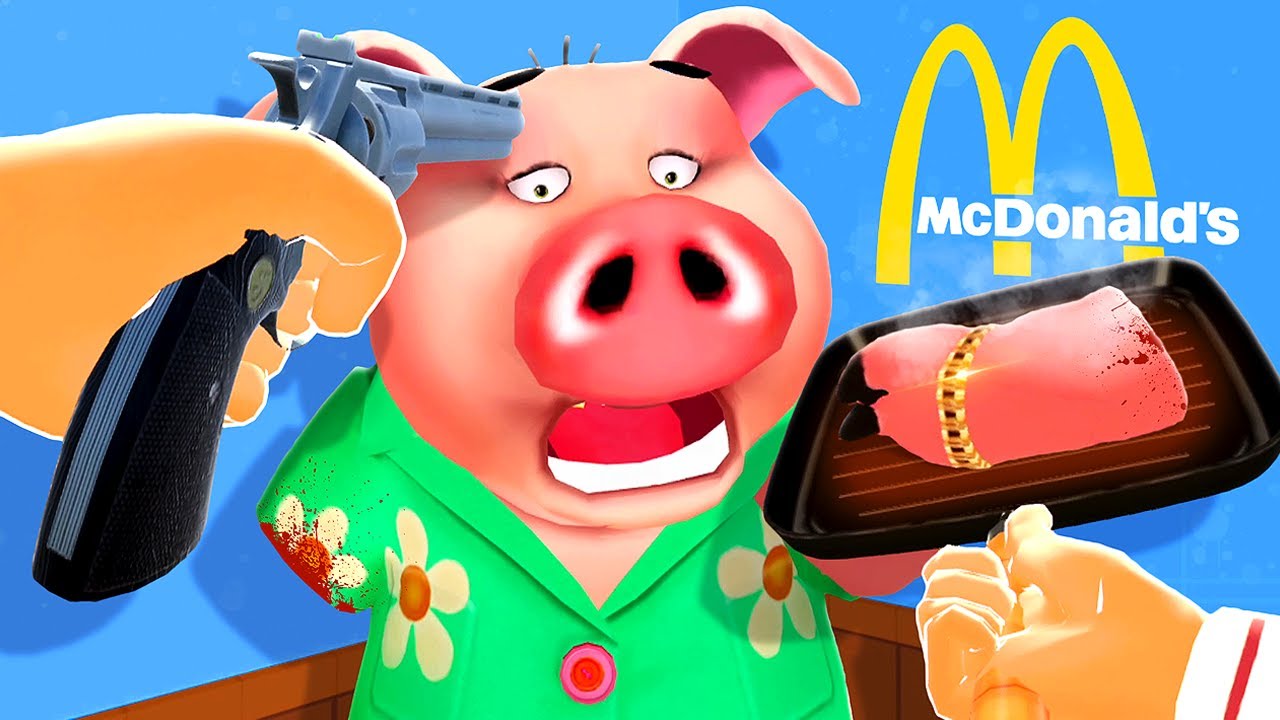 Cooking and EATING McDonald's Customers - Cooking Clash VR