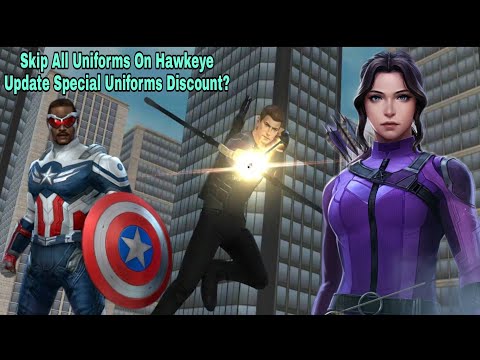 Skip All Uniforms On Hawkeye Update Special Uniforms Discount? - Marvel Future Fight