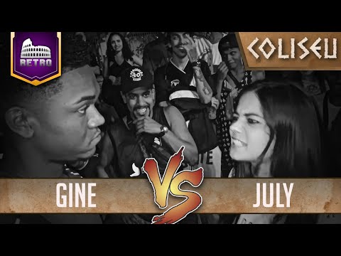 (PEGOU FOGO 🔥🔥) JULY X GINE - BATALHA DO COLISEU - EDIÇÃO RETRÔ