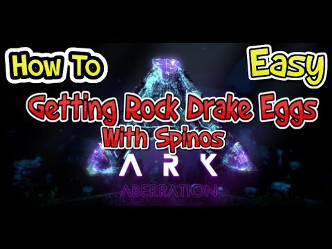 ARK Survival Evolved - EP08 : How To : Rock Drake Eggs with Spinos