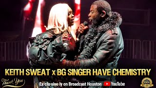 KEITH SWEAT &amp; HIS BG SINGER GET COZY On VALENTINES DAY During SURPRISE DUET, Beautiful Harmonies