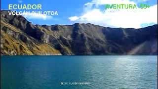 preview picture of video 'Volcán Quilotoa, Ecuador - Acampada en la playa del cráter'
