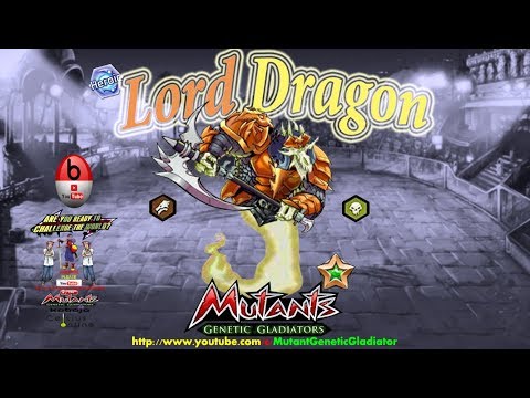 Mutant Genetic Gladiator : Lord Dragon Bronze Cross Breed