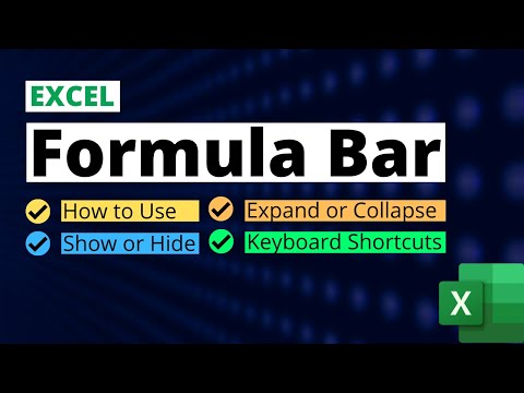 Formula Bar in Excel