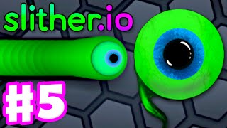 Slither.io - Gameplay Part 5 - JackSepticEye Skin! ZACKSEPTICEYE! Biggest Snake: 24,000!