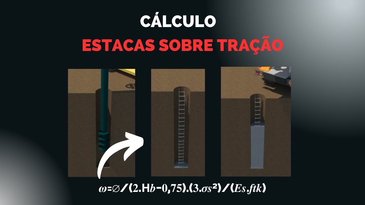 Como calcular estacas sobre tração