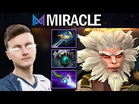 NIGMA.MIRACLE FIRST TIME MONKEY KING IN 7.25 - DOTA 2 PRO GAMEPLAY