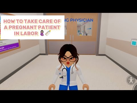 Tutorial #4: HOW TO TAKE CARE OF A PREGNANT PATIENT IN LABOR 🤰🏻🍼 (Maple Hospital Roblox)