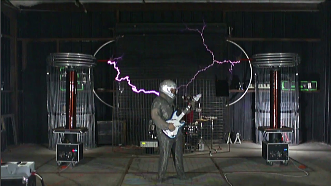 Virtually Maker Faire - ArcAttack's Tesla Coil Show.