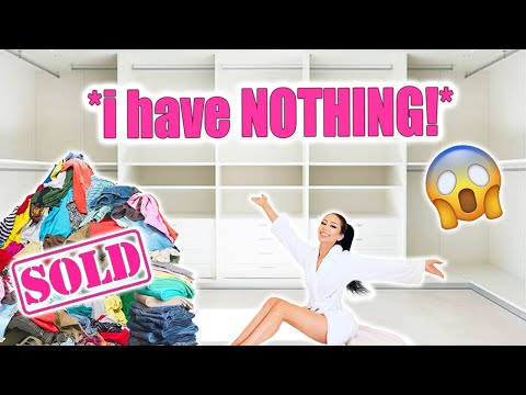 Selling *LITERALLY* My Entire Wardrobe & Starting Over