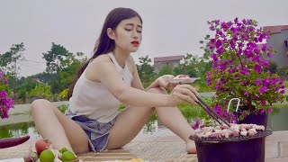 Download lagu Lisa's Daily Life: How To Make Spicy Grilled Fish - Single Mom Cooking Outside mp3